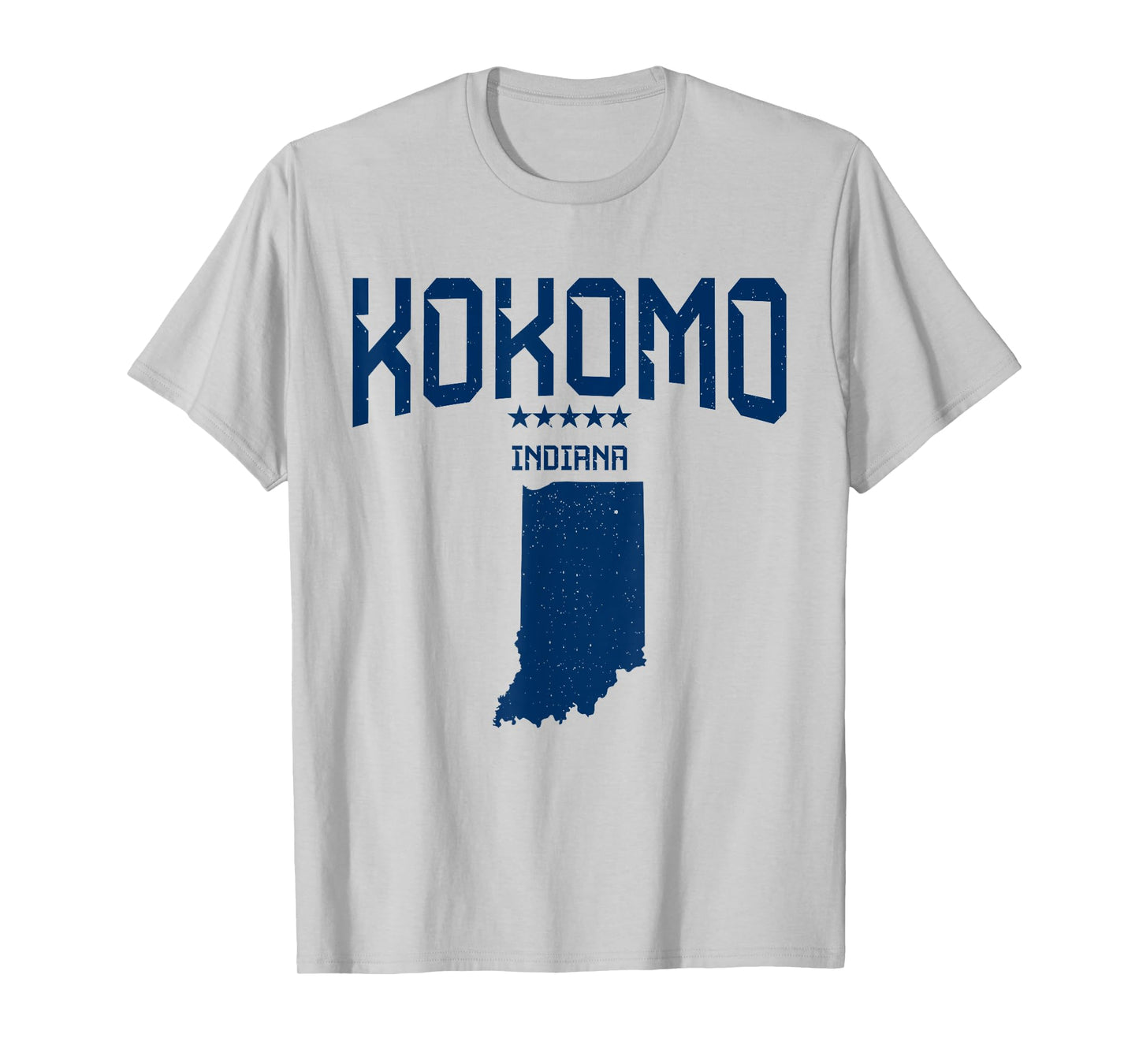 Kokomo Indiana IN Navy Classic Men Women T-Shirt