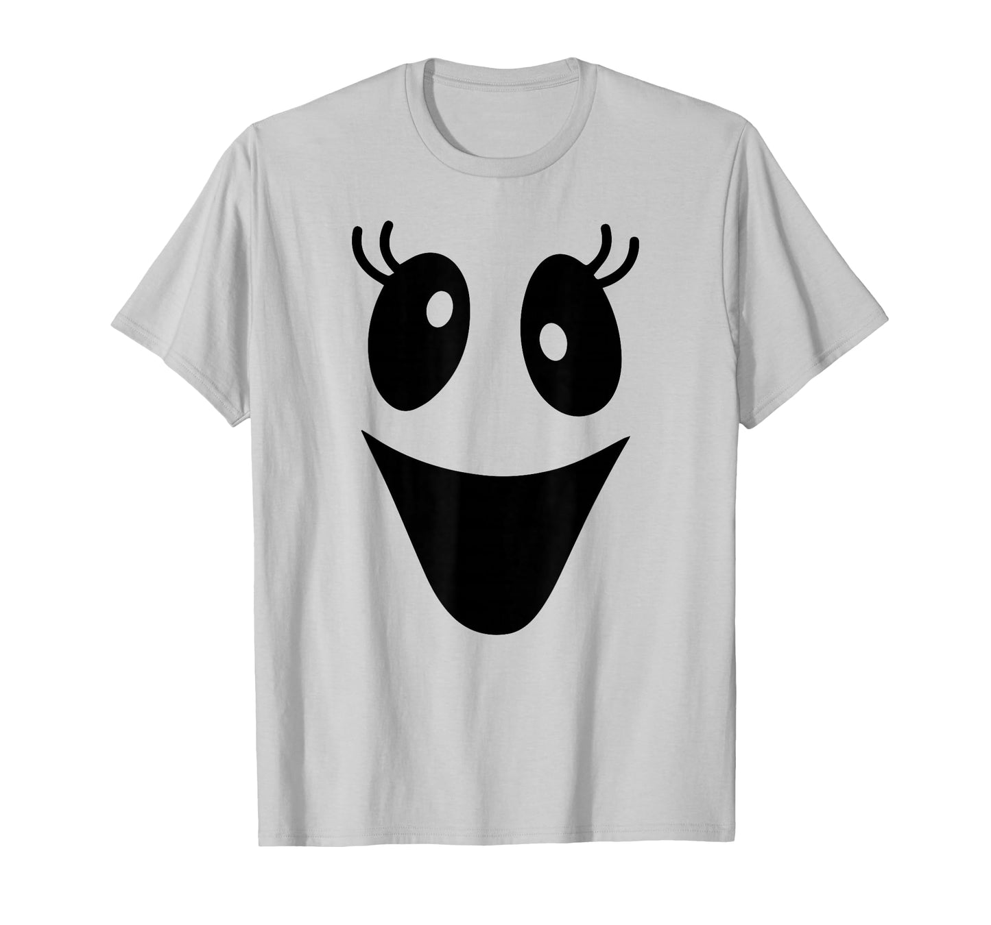 Cute Female Ghost Face Outfit for Halloween Costumes T-Shirt