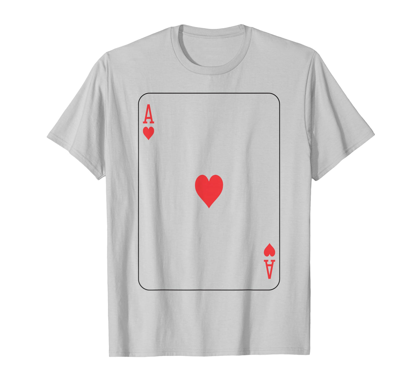 Ace of Hearts | Deck of Cards Front and Back Group Costume T-Shirt