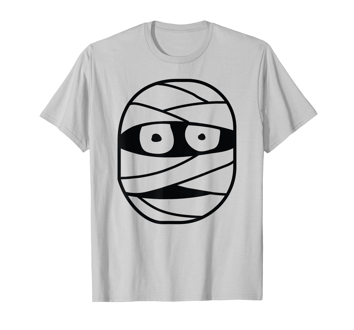 Halloween Mummy Face Costume Kids Men Women Boys Girls T-Shirt