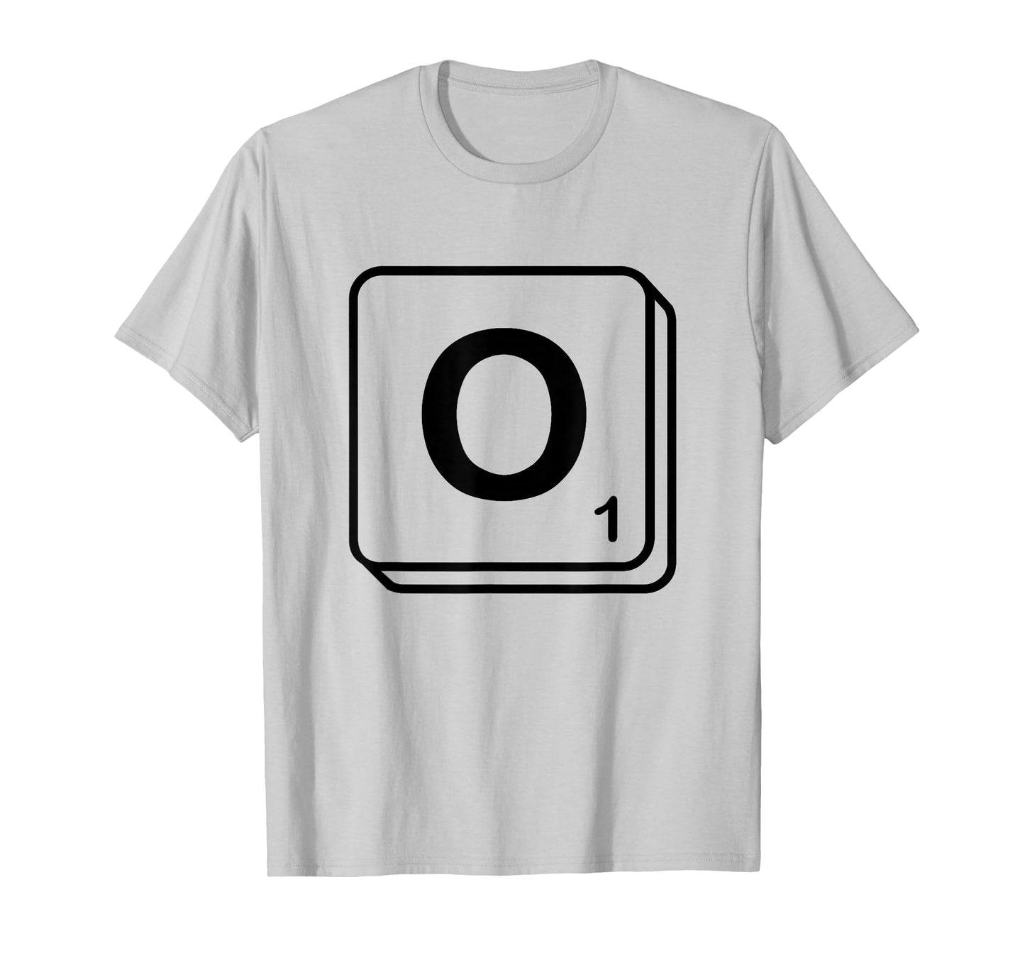Letter O Word Game Tile T-Shirt