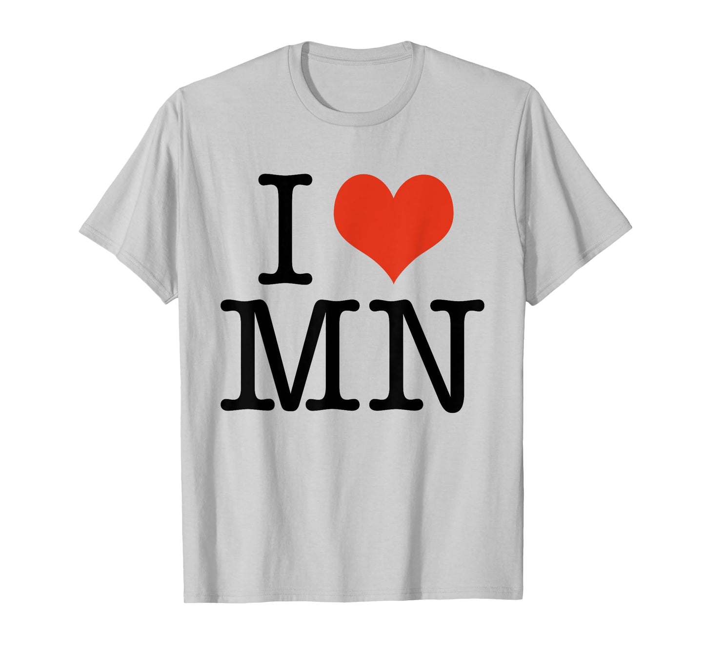 I Love MN Minnesota USA American T-Shirt