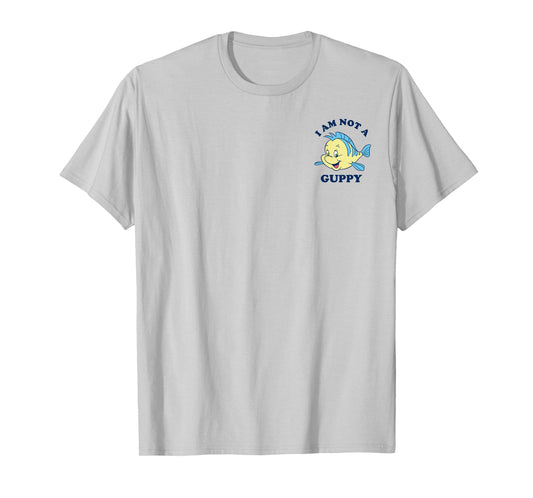 Disney The Little Mermaid Flounder I Am Not A Guppy Pocket T-Shirt