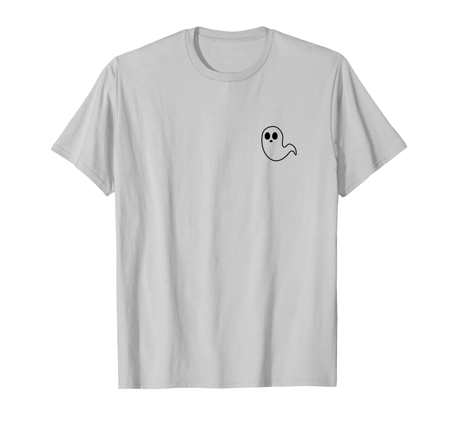 Little Ghost Subtle Halloween Fall Minimal Spooky Season T-Shirt