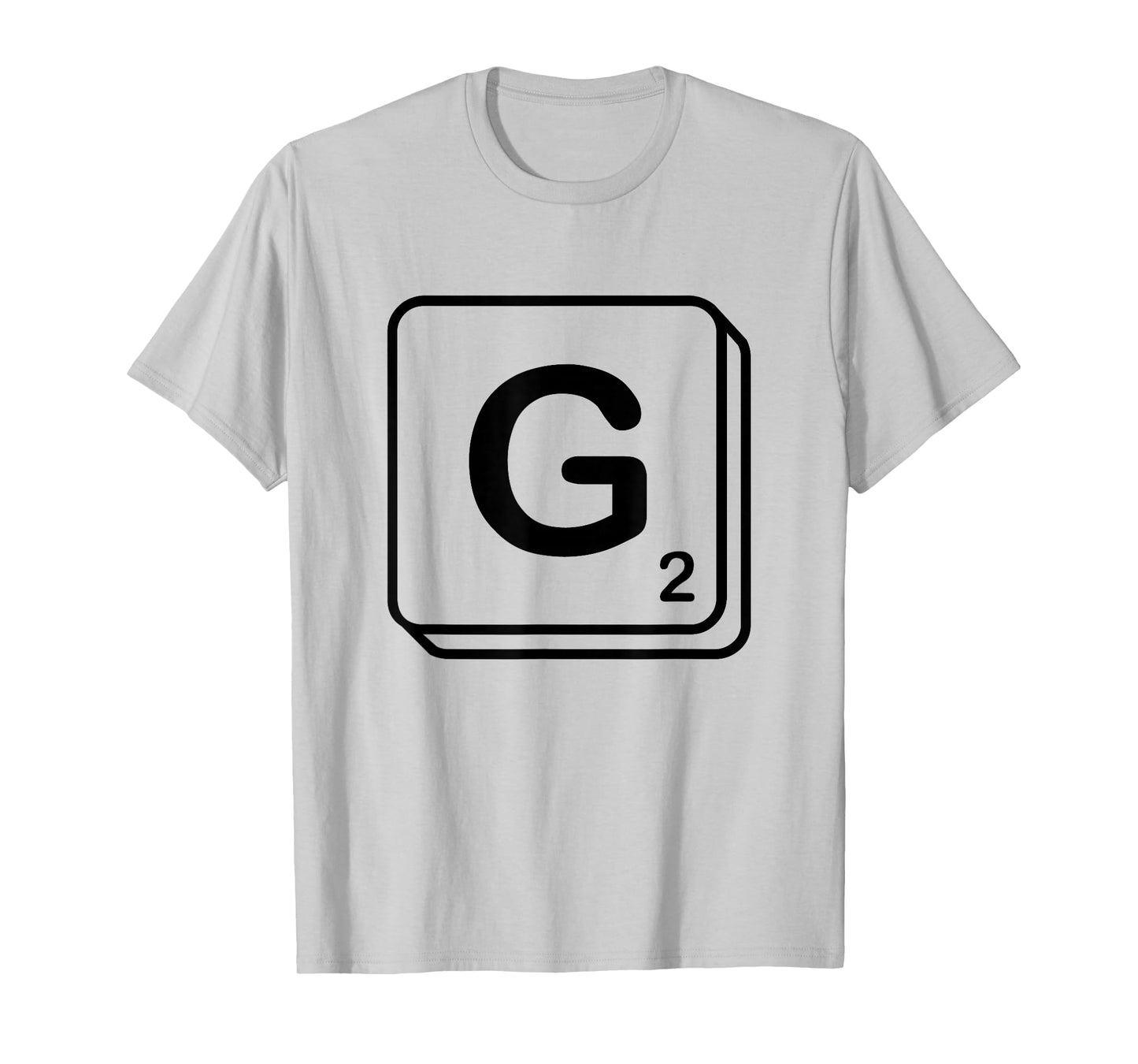 Letter G Word Game Tile T-Shirt