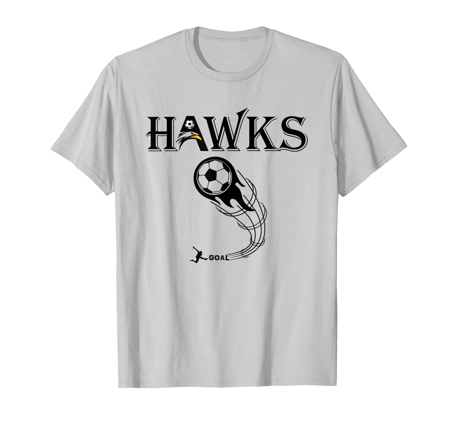 Hawks Soccer Team Tee Shirt T-Shirt