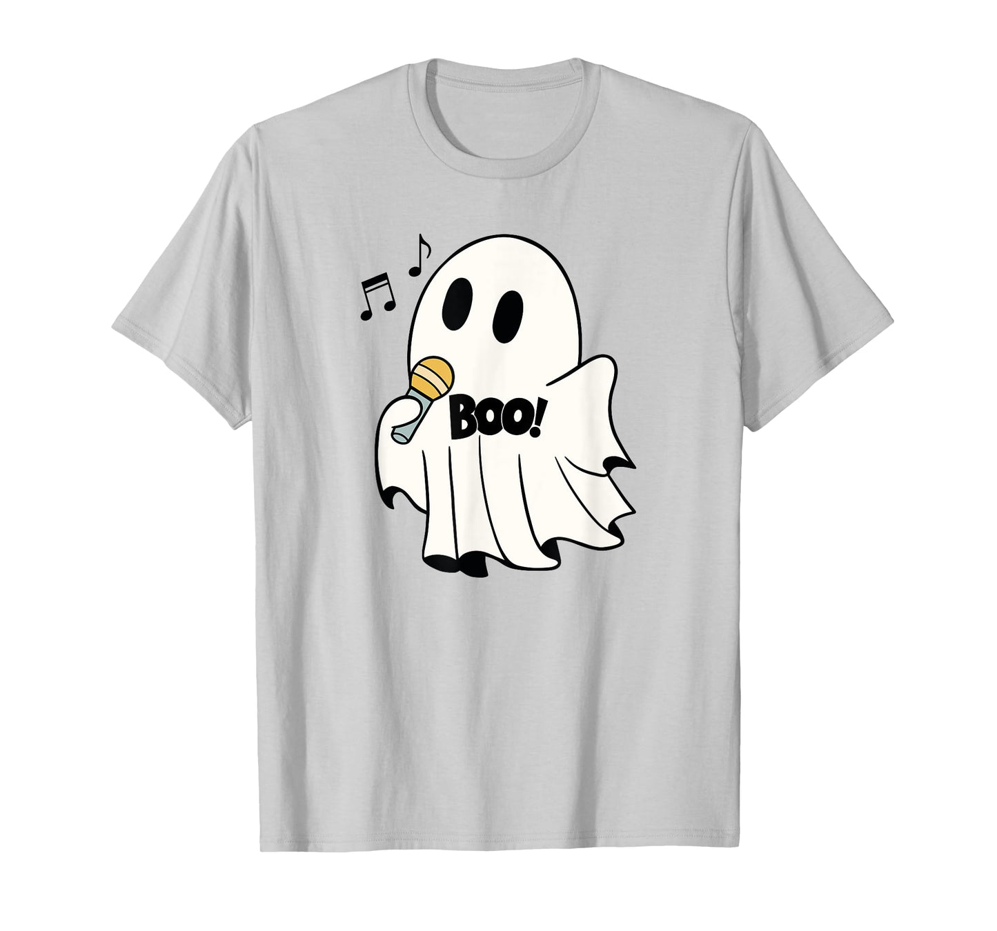 Halloween Karaoke Ghost Boo For Trick-or-treating Singer T-Shirt