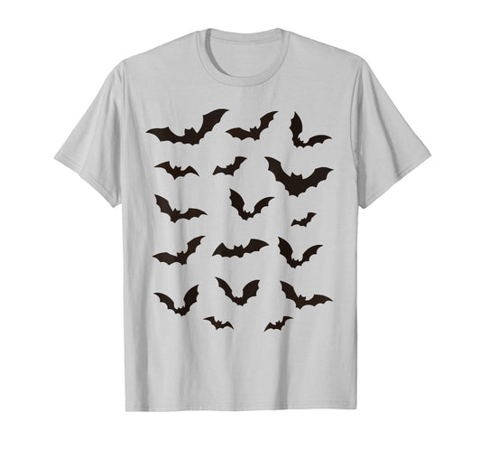 Halloween Bats Costume Halloween Bat Shirt Kids Boys Girls T-Shirt
