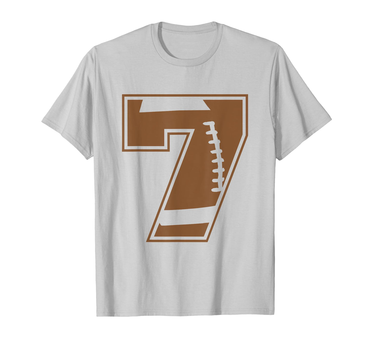 Football 7 Jersey Number T-Shirt