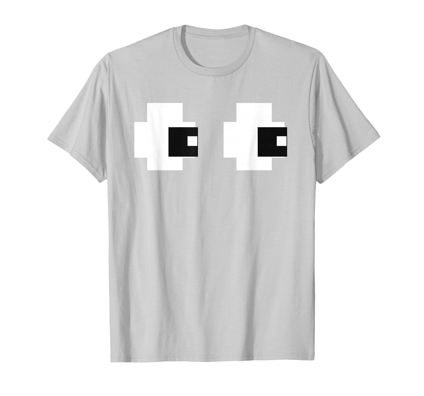 Retro Arcade Game Ghost Eyes Halloween Group Costume T-Shirt