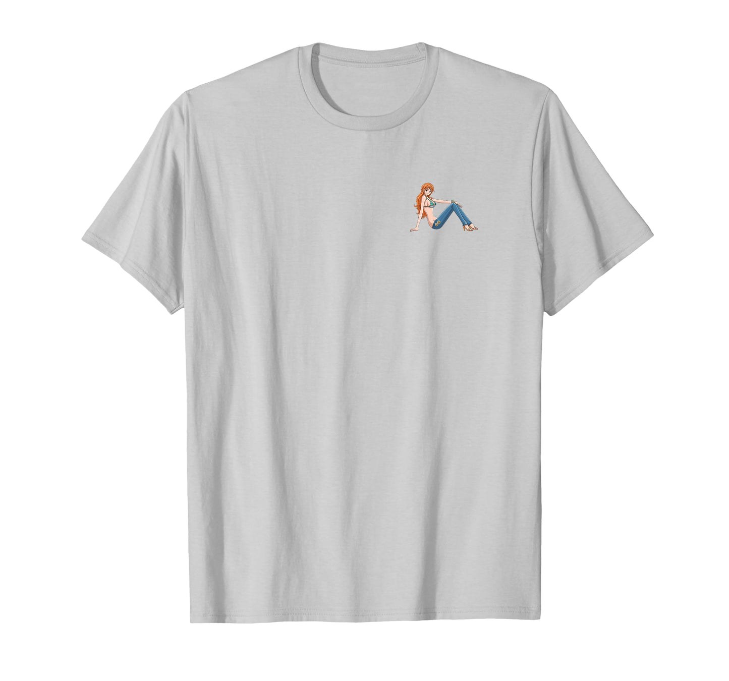 One Piece Anime Front and Back Nami Cat Burglar T-Shirt