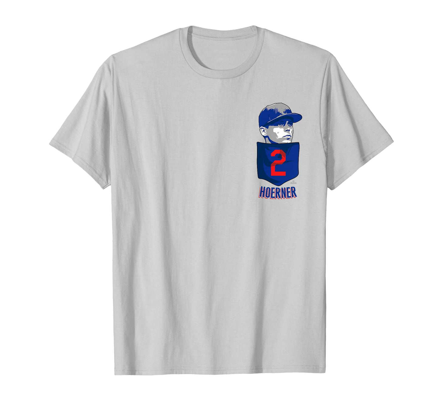 Nico Hoerner Chicago Baseball Pocket Tee MLBPA T-Shirt