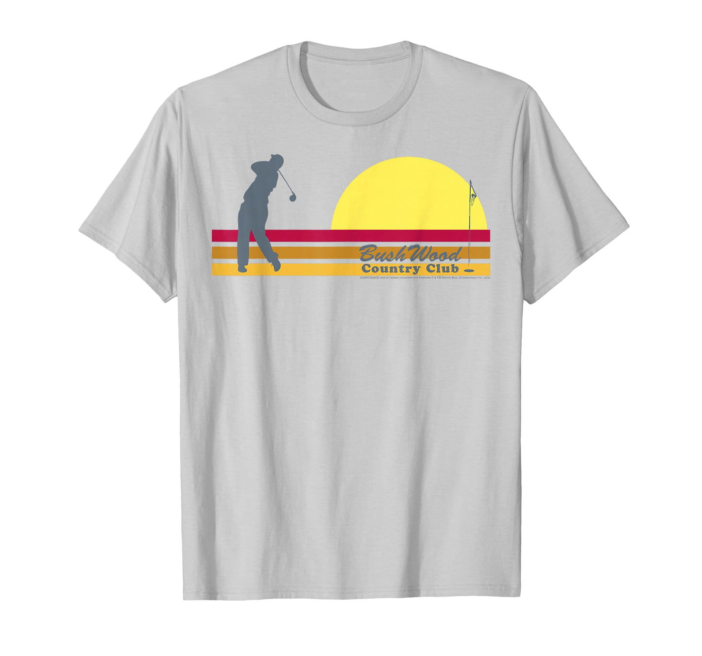 Caddyshack Bushwood Country Club Retro Stripe T-Shirt