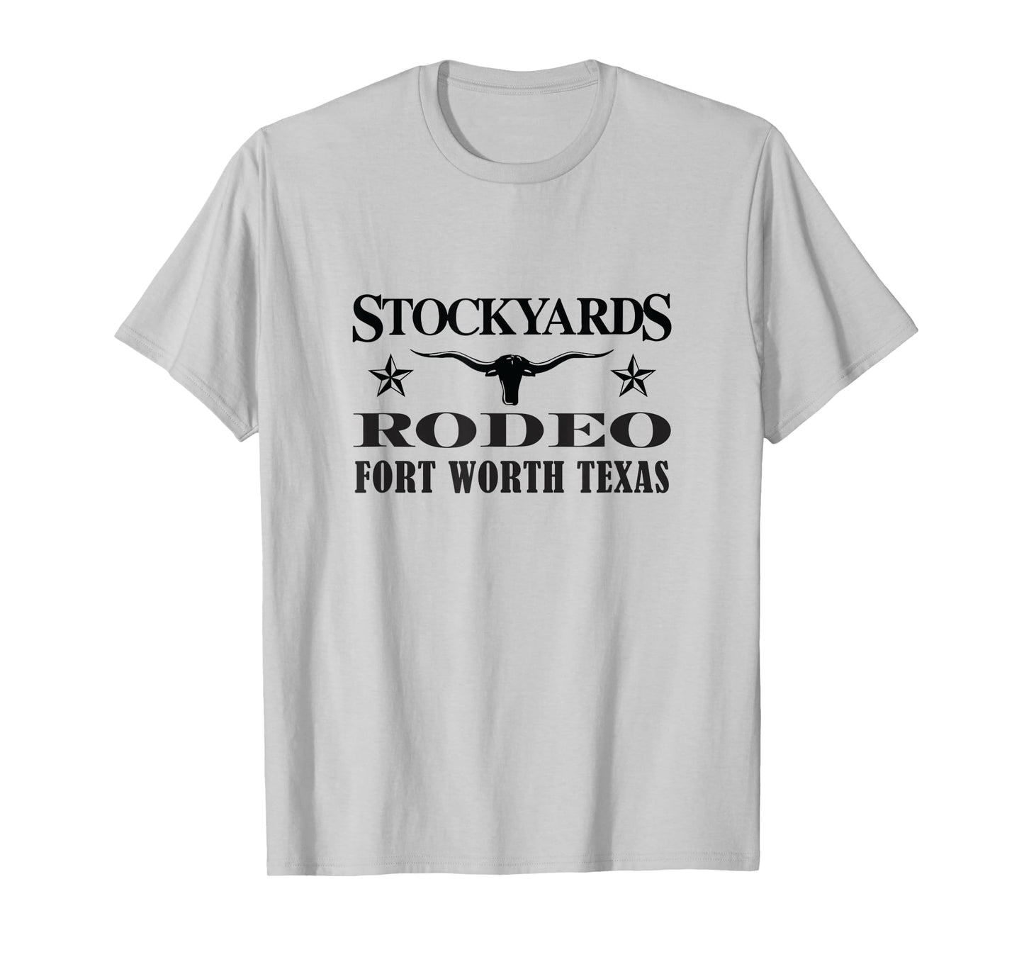 Fort Worth Texas Stockyards and Rodeo Cowboy Design T-Shirt