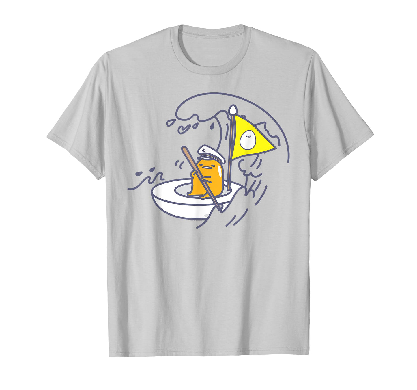 Gudetama The Lazy Egg Sail Away Tee Shirt T-Shirt