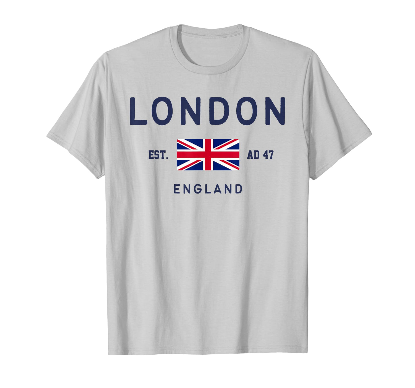 London Est AD 47 England UK Flag T-Shirt