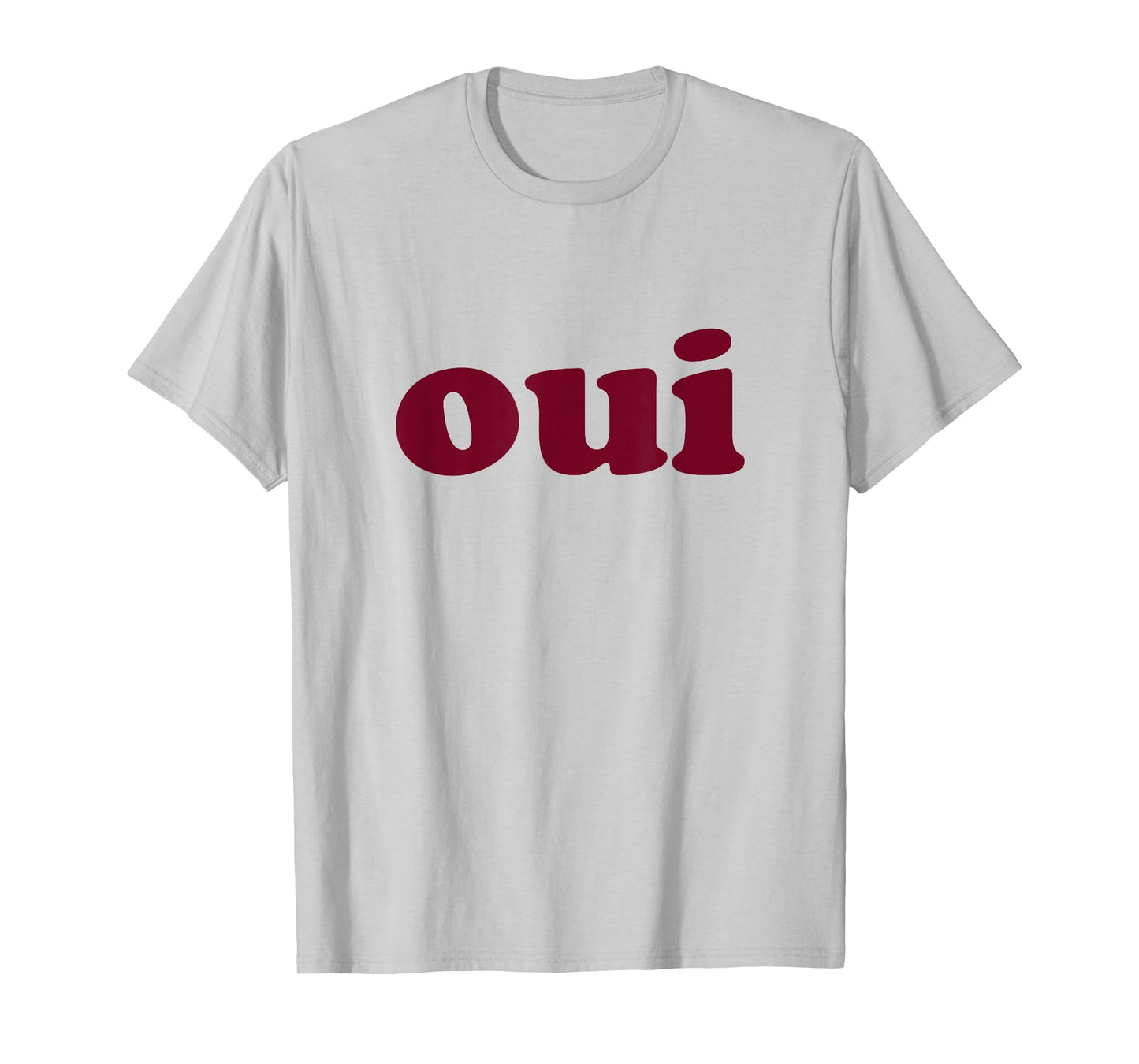 Oui Minimal French Style 90s Vintage Retro Graphic T-Shirt