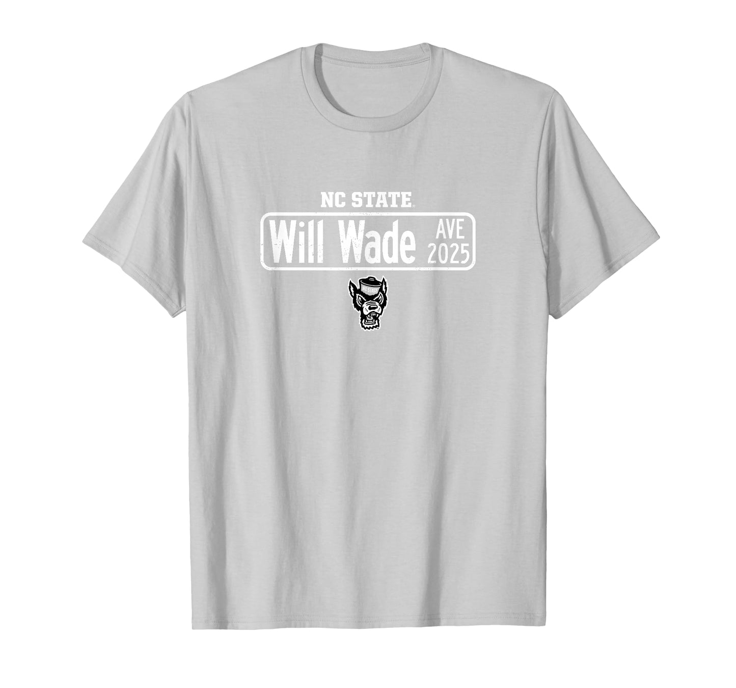 Will Wade - Will Wade Avenue Street Sign - NC State Wolfpack T-Shirt