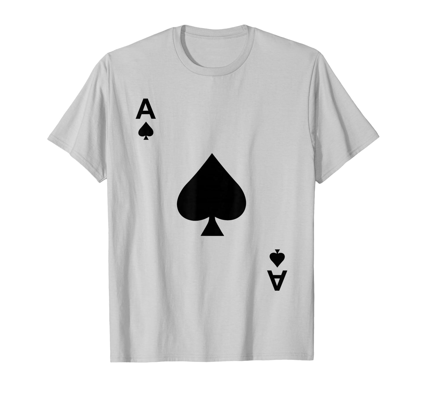 Ace of Spades Tshirt Blackjack Cards Poker 21 Teeshirt T-Shirt
