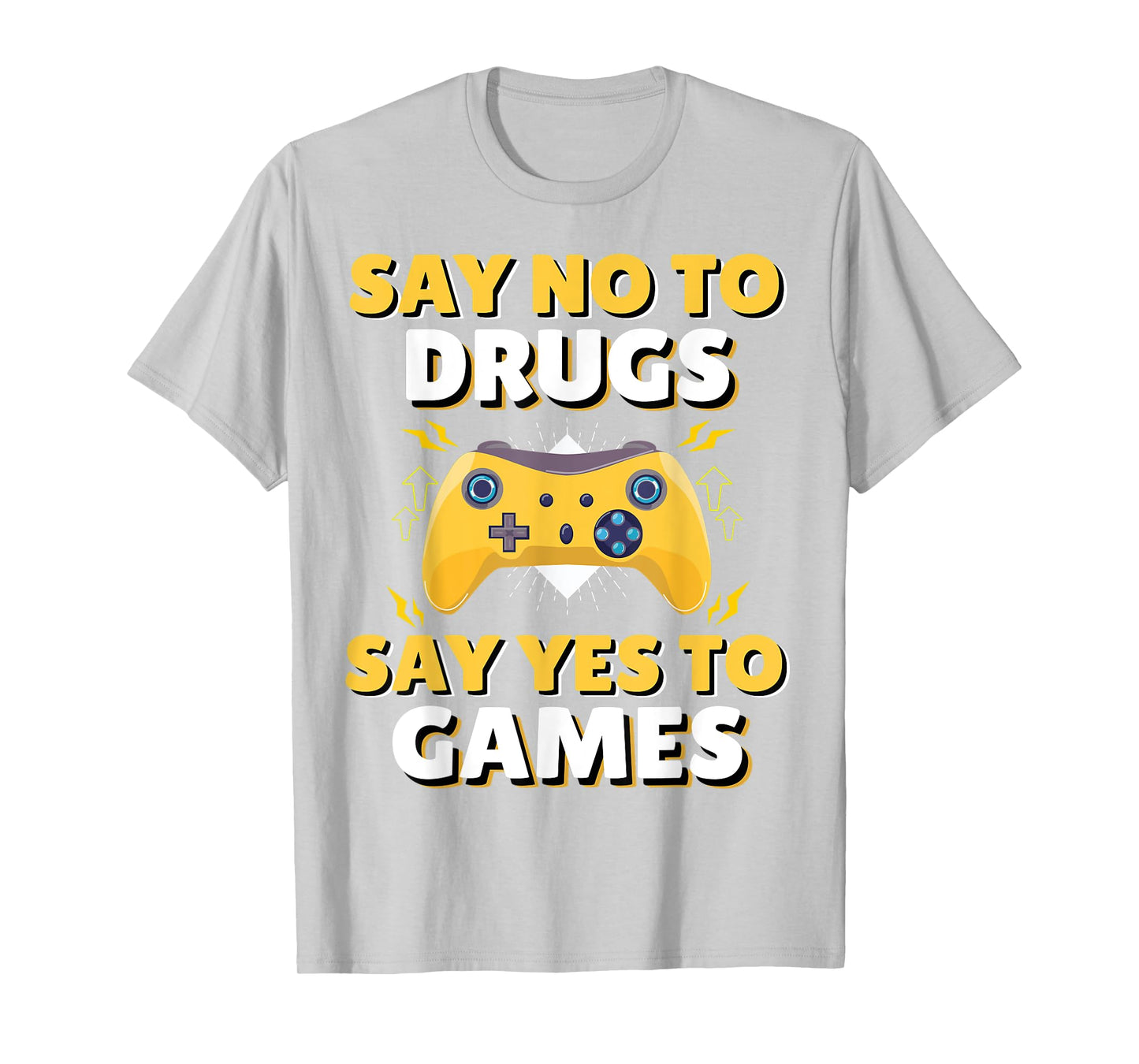 Say No To Say Yes To Video Games Red Ribbon Week Gaming T-Shirt