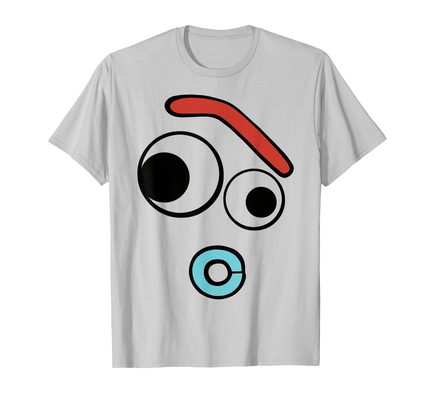 Disney Pixar Toy Story 4 Forky Large Surprised Face T-Shirt