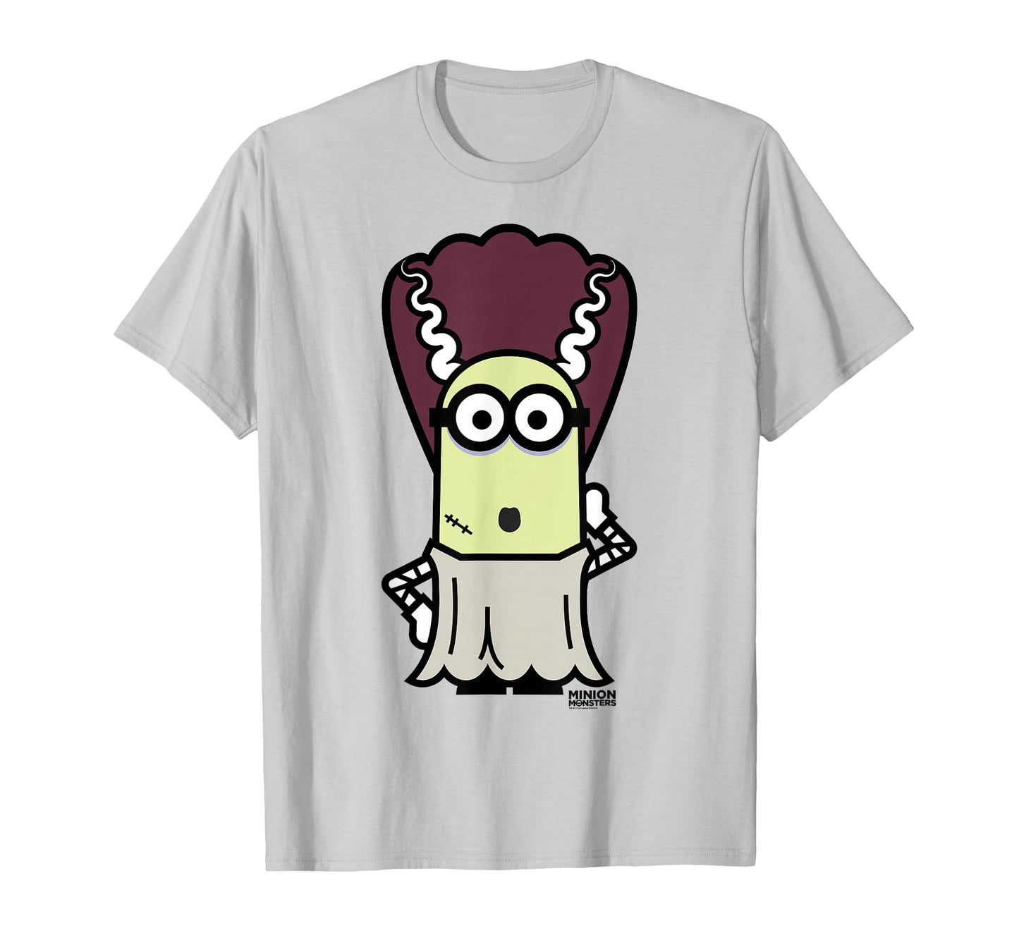 Despicable Me Monster Halloween Bride Graphic T-Shirt T-Shirt