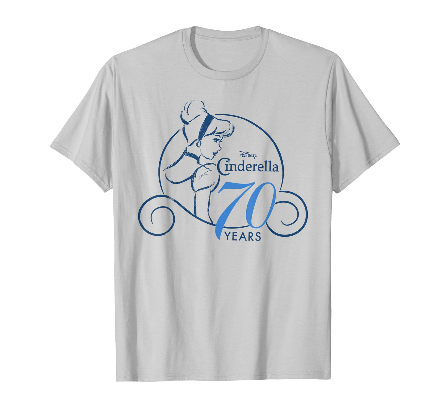 Disney Cinderella 70th Anniversary Simple Logo T-Shirt
