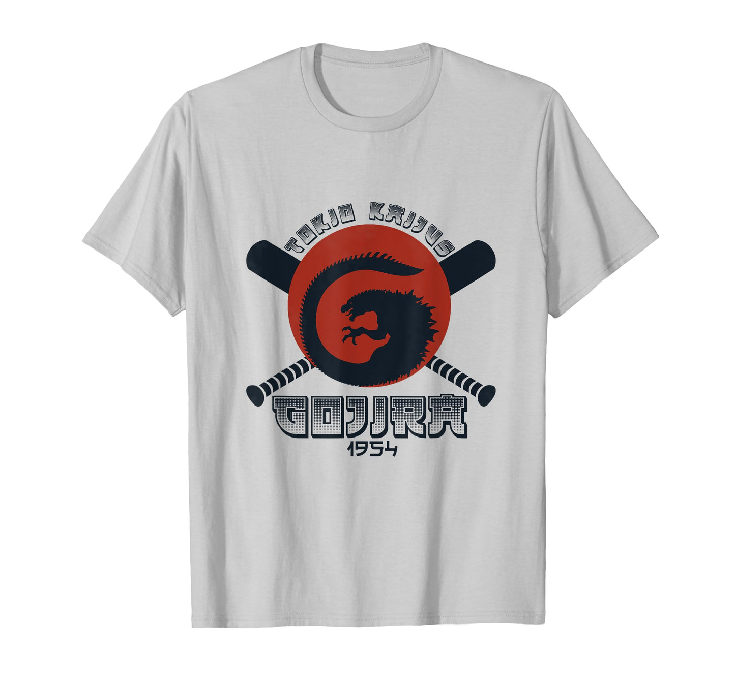 Team Kaijus Retro 1954 Baseball Japanese Fan Tokyo T Shirt T-Shirt