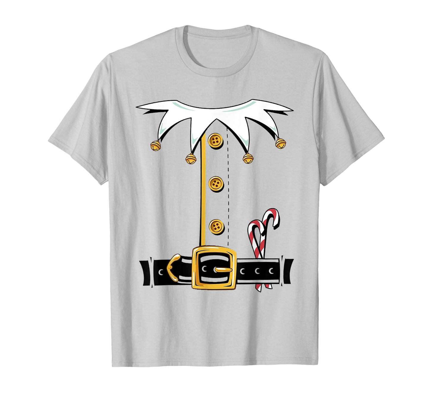 I'm An Elf Candy Cane Funny Elves Halloween Costume Outfit T-Shirt