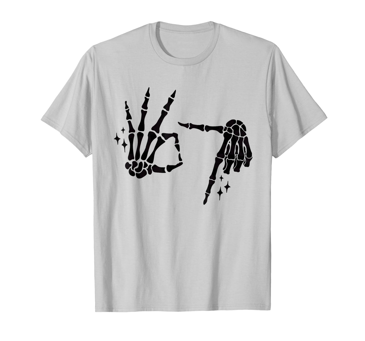 Funny 67 Meme Skeleton Hand 6 7 Halloween Six Seven Teens T-Shirt