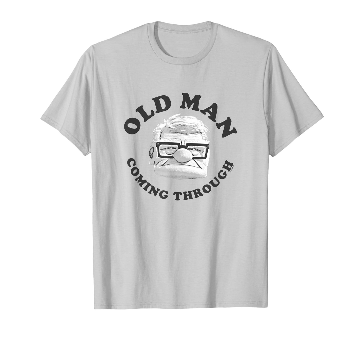 Disney Pixar Up Old Man Coming Through Vintage Carl Face T-Shirt