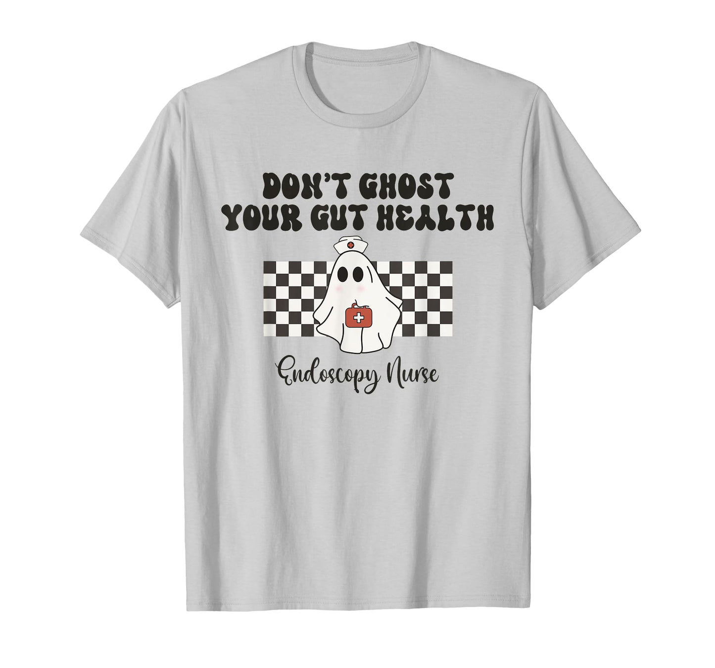 Endoscopy Nurse Halloween Ghosts Endoscopy Team GI Nurse T-Shirt