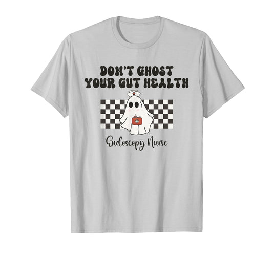 Endoscopy Nurse Halloween Ghosts Endoscopy Team GI Nurse T-Shirt