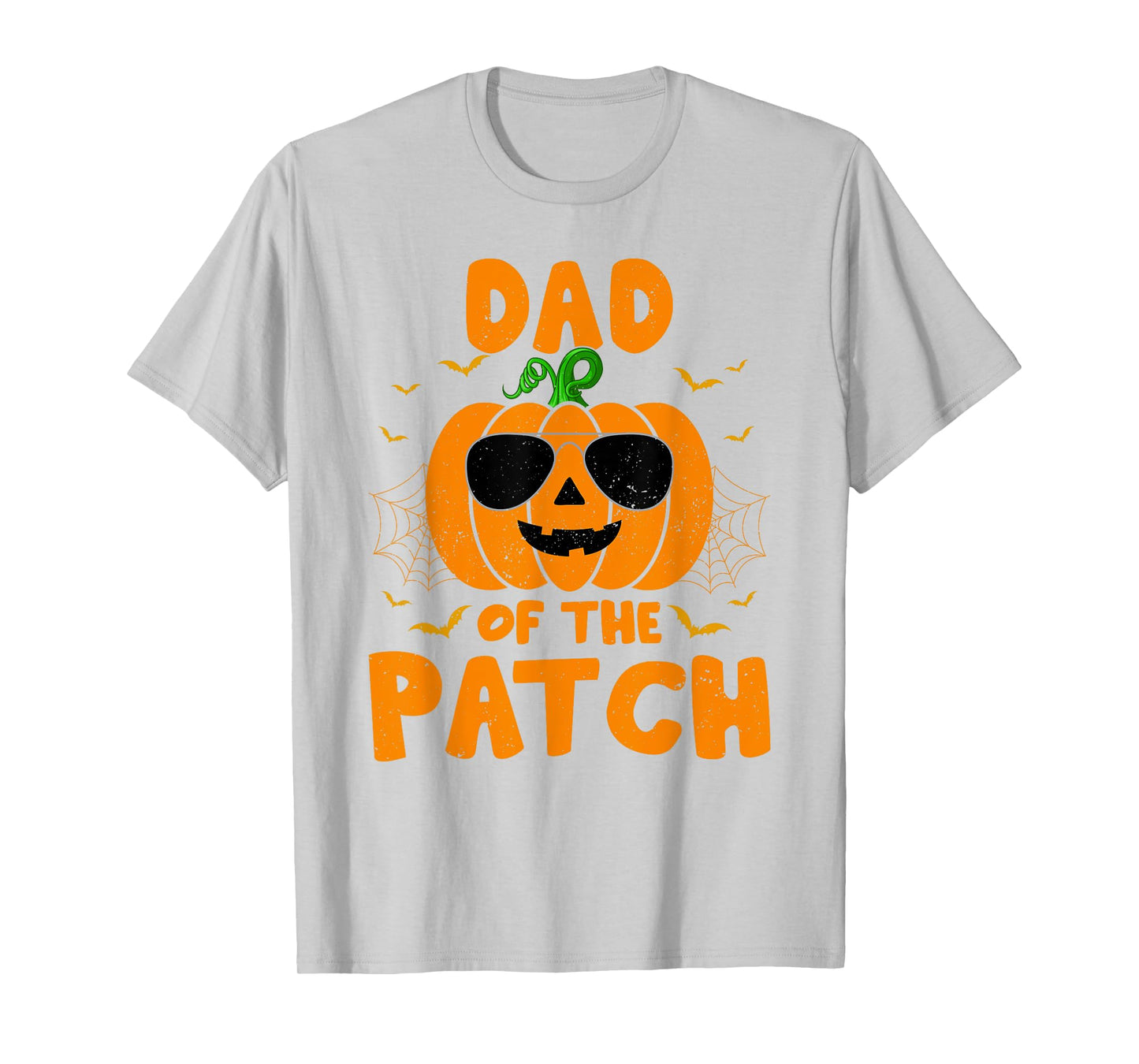 Pumpkin Dad Of The Patch Group Halloween Costume Family Dad T-Shirt
