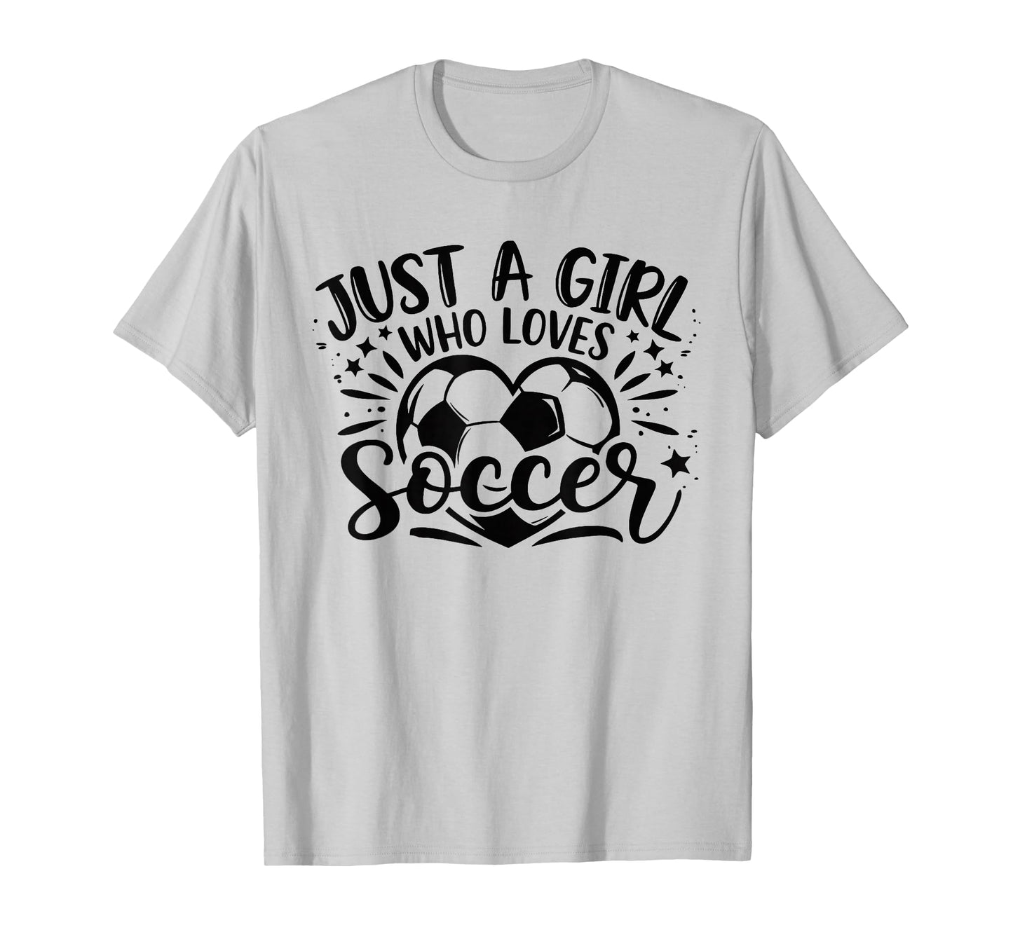 Just a Girl Who Loves Soccer Cute Soccer Lover Women Youth T-Shirt