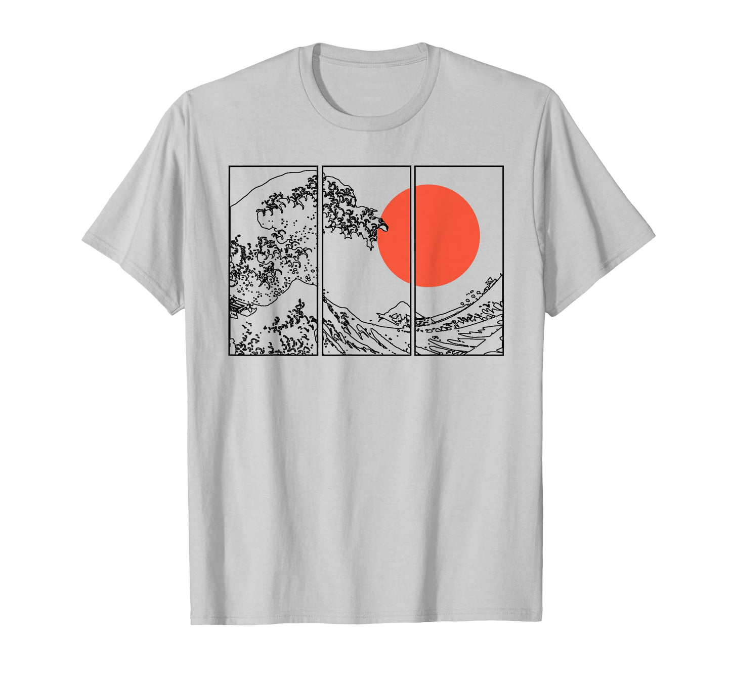 Vaporwave Great Wave off Kanagawa Japan Art Glitch men women T-Shirt