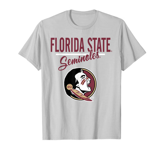 Florida State Seminoles Mascot Gray Officially Licensed T-Shirt