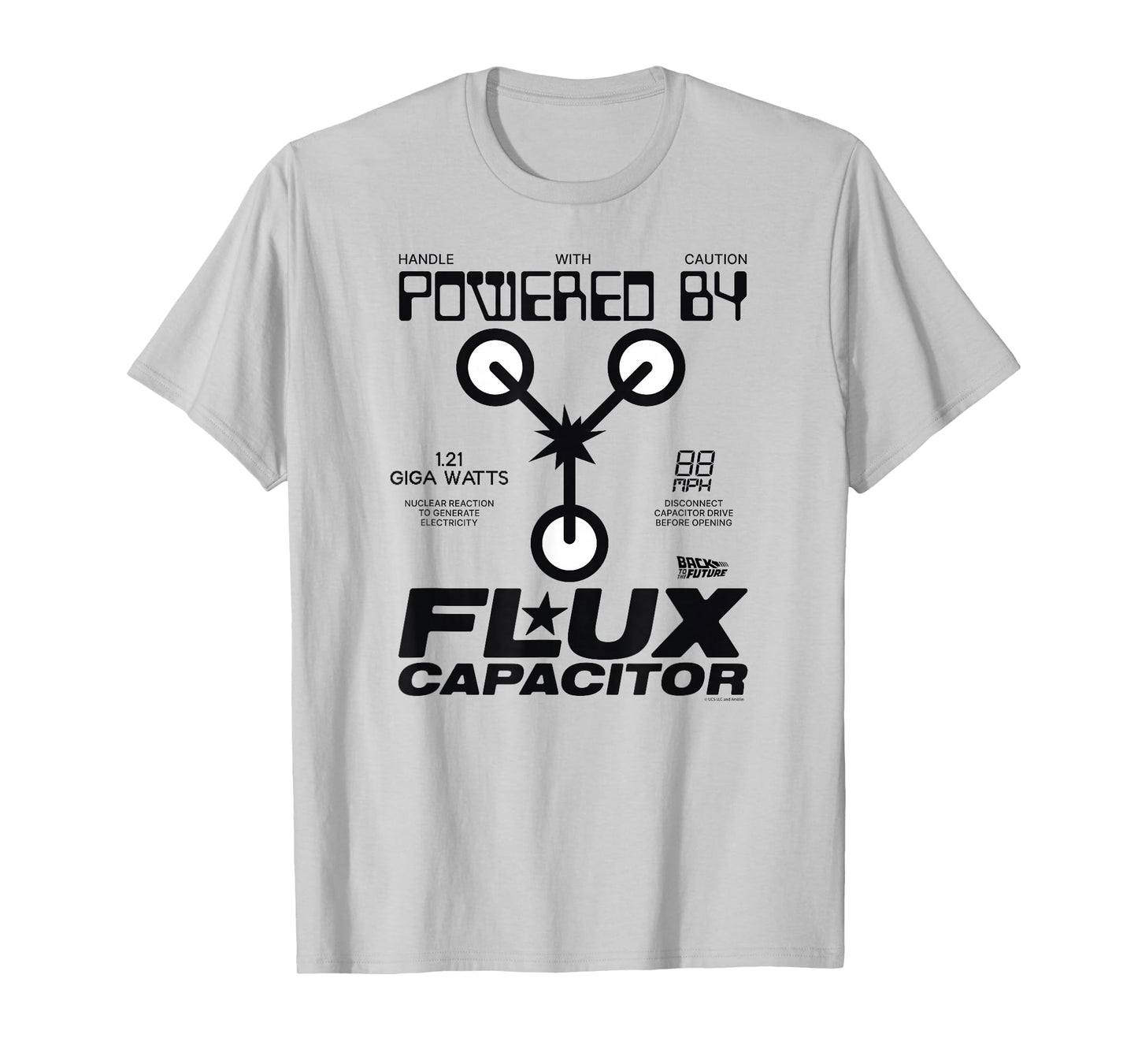 Back to The Future Powered by Flux T-Shirt