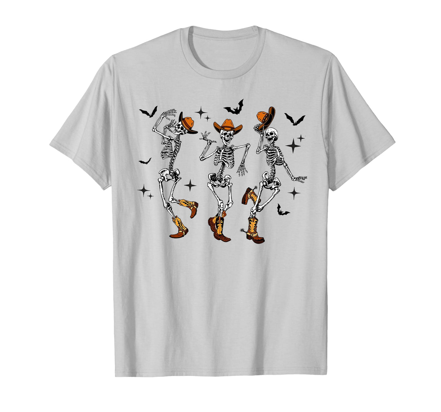 Skeleton Cowboy Dancing Halloween T-Shirt