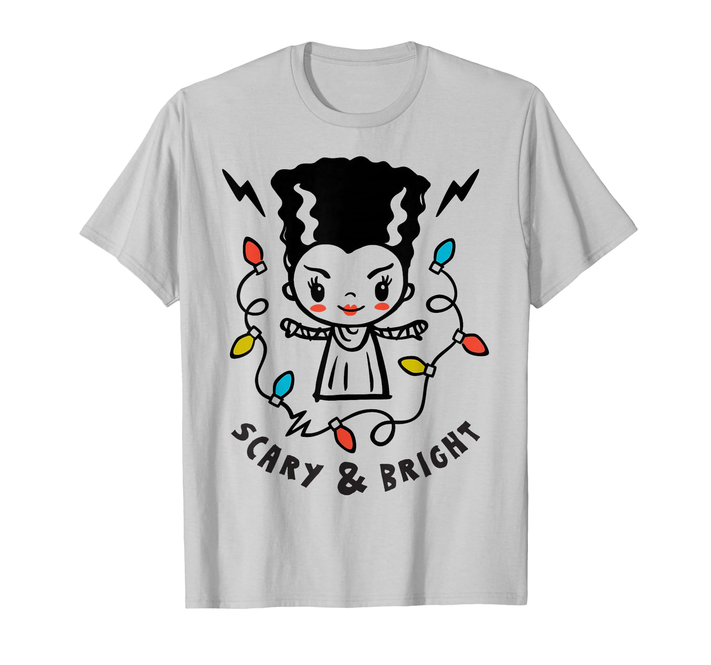 Universal Monsters Christmas Scary And Bright Bride T-Shirt