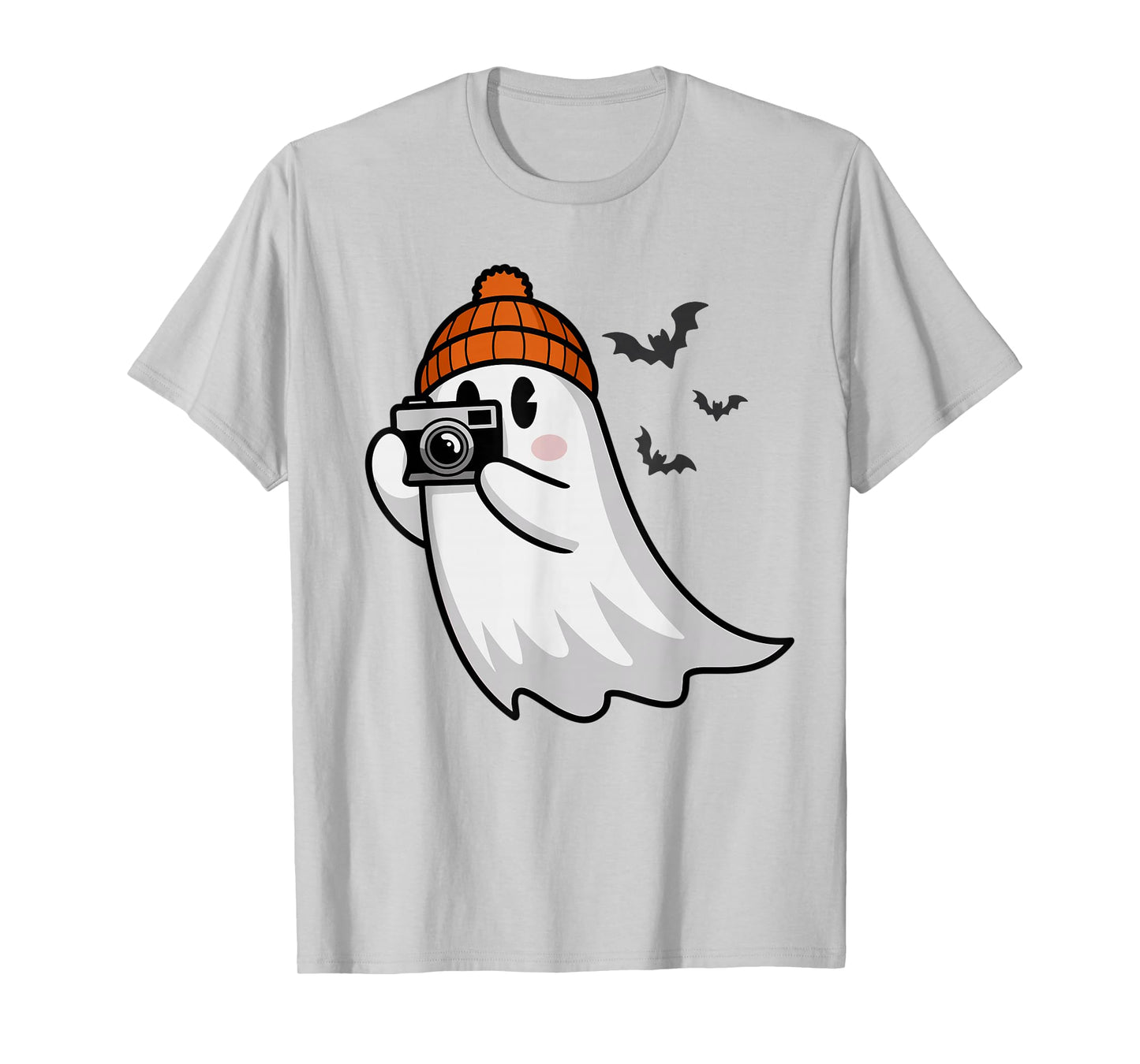 Funny Ghost Photography Camera Spooky Halloween Photographer T-Shirt
