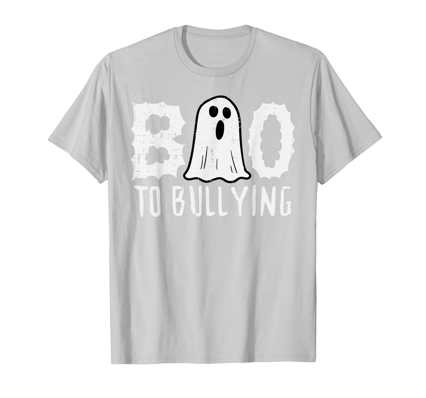 Boo To Bullying Ghost Cute Unity Day Orange Halloween Kids T-Shirt