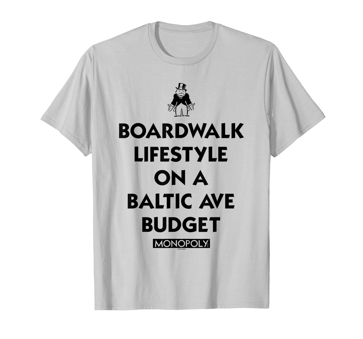 Monopoly Boardwalk Lifestyle, Baltic Ave Budget T-Shirt