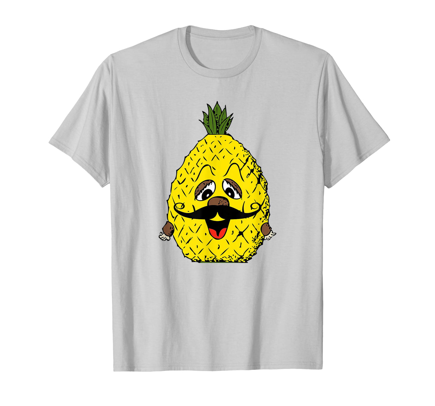 Vintage Hawaiian Pineapple Mustache T-Shirt T-Shirt