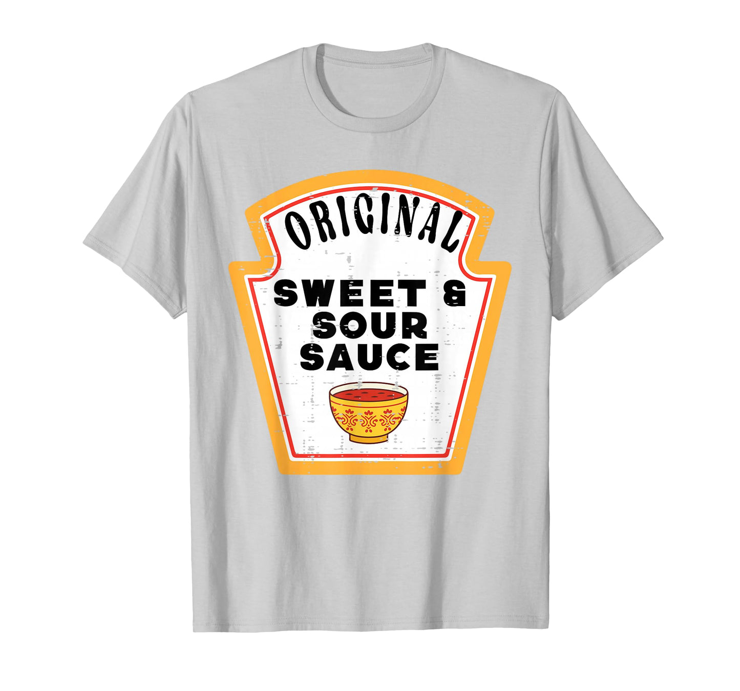 Halloween Sweet Sour Sauce Funny Food Costume Men Women Kids T-Shirt