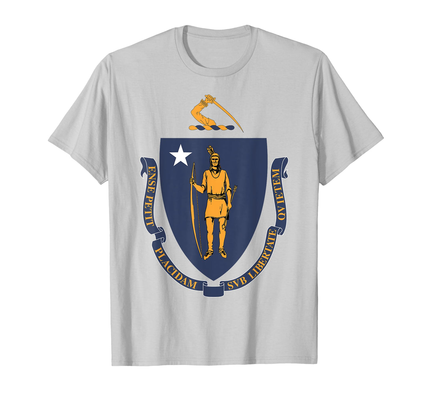 Massachusetts MA state Flag USA T Shirt