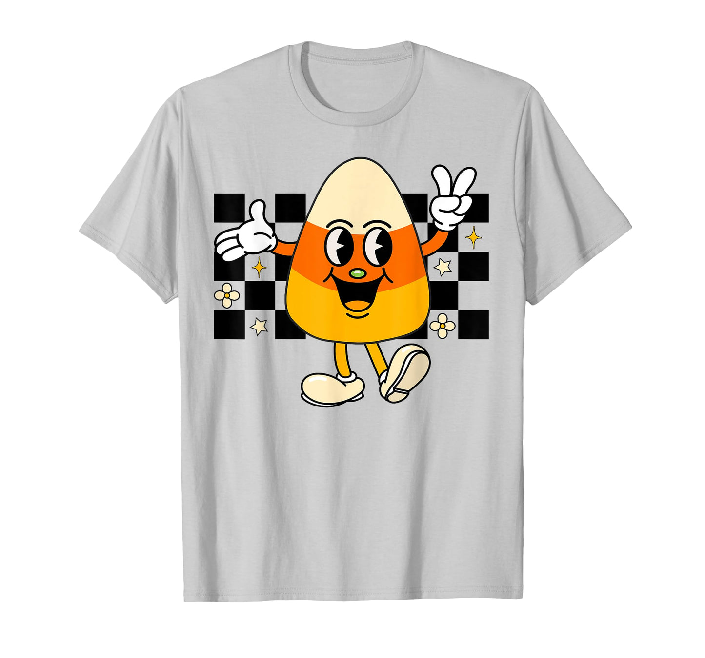 Cute Retro Halloween Candy Corn Pumpkin Costume Kids Toddler T-Shirt