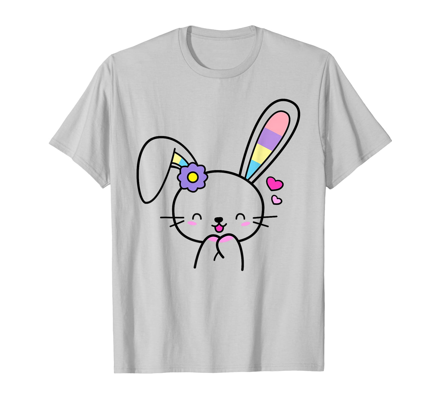Kawaii Pink Pastel Bunny Decora Fairy Kei Japanese Aesthetic T-Shirt