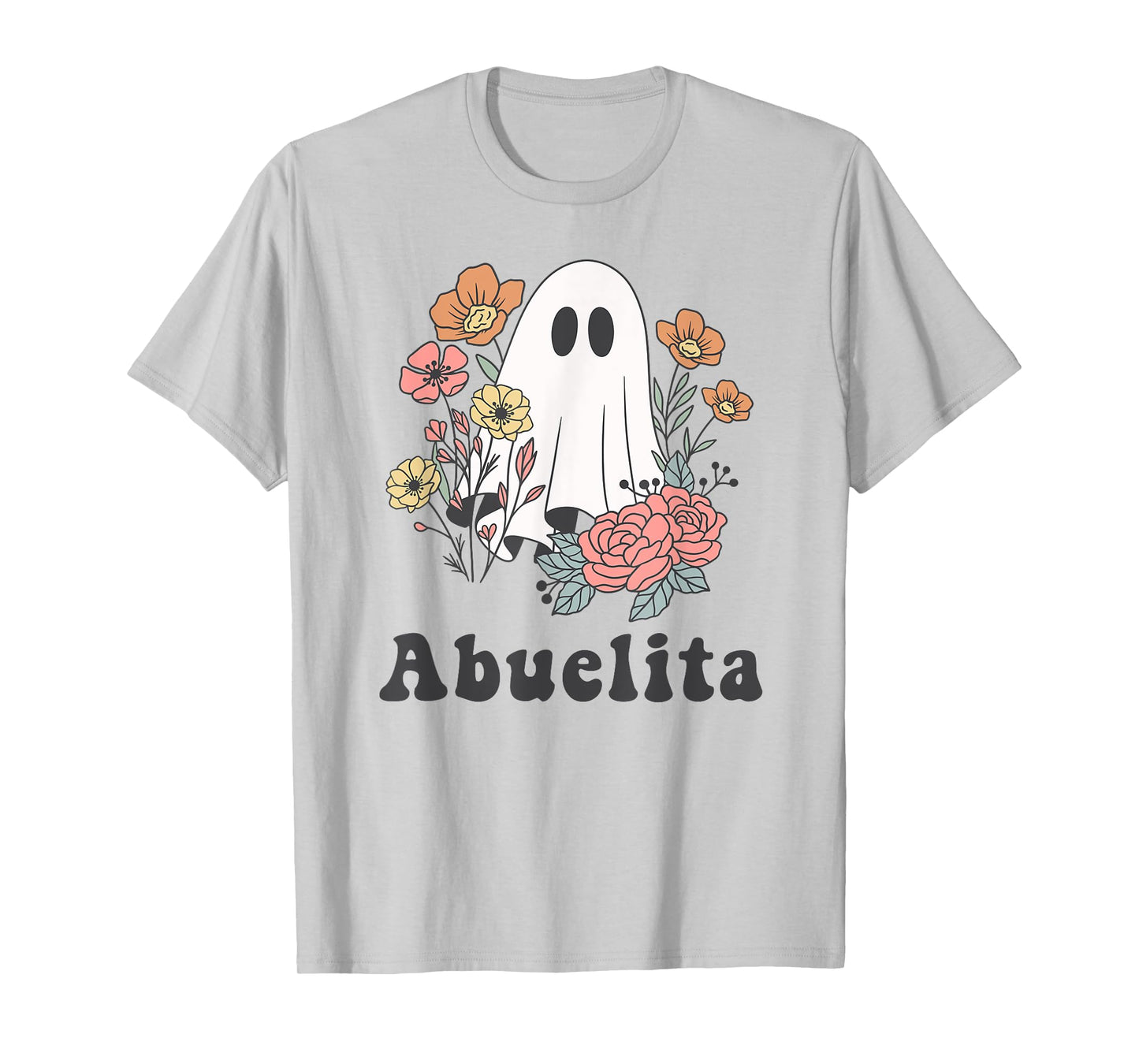 Abuelita Abuela Halloween Cute Ghost Autumn Fall Spooky T-Shirt