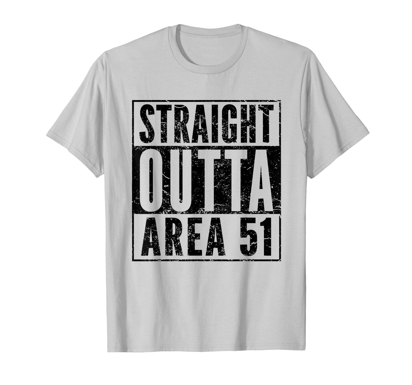 Funny UFO Alien Hunter Straight Outta Area 51 T-Shirt